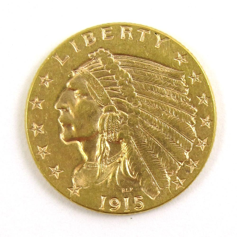 U.S. TWO AND ONE-HALF DOLLAR GOLD