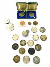†US & WORLD COINAGE, THIRTY PI