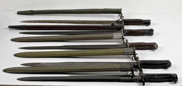 U.S. WWI and WWII Bayonets Lot of