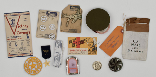 US WWII Assorted Homefront Items