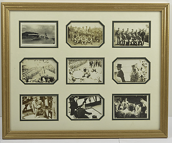 US WWII Framed Photo Group of