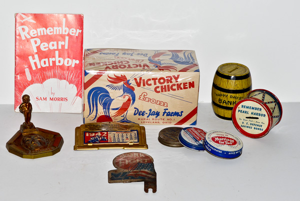 US WWII Homefront Items Lot of