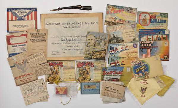 US WWII Homefront Items Lot of