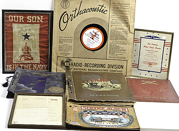 US WWII Homefront Items Lot of Nine