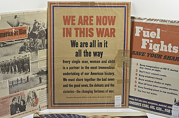 US WWII Homefront Posters Lot of