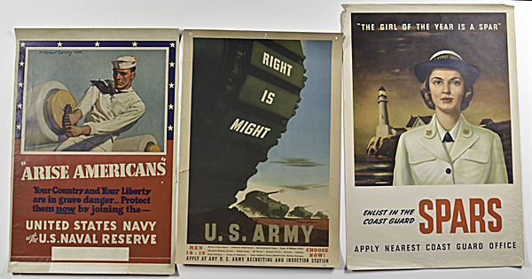 U.S. WWII Recruiting Posters Lot of