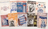US WWII Sheet Music Assorted T