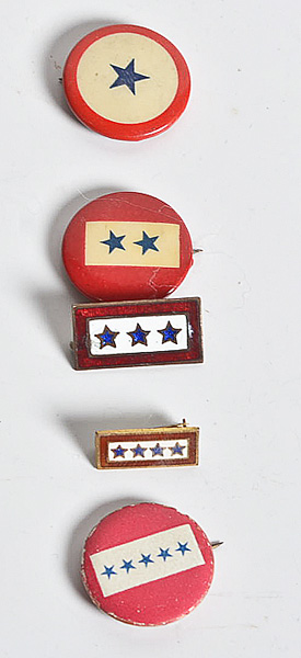 US WWII Sons in Service Pins Lot of