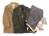 U.S. WWII TUNIC, OVERCOAT, AND