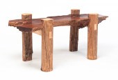 USABLE ART LOGJAM COFFEE TABLE