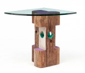 USABLE ART LOGJAM CORNER TABLE