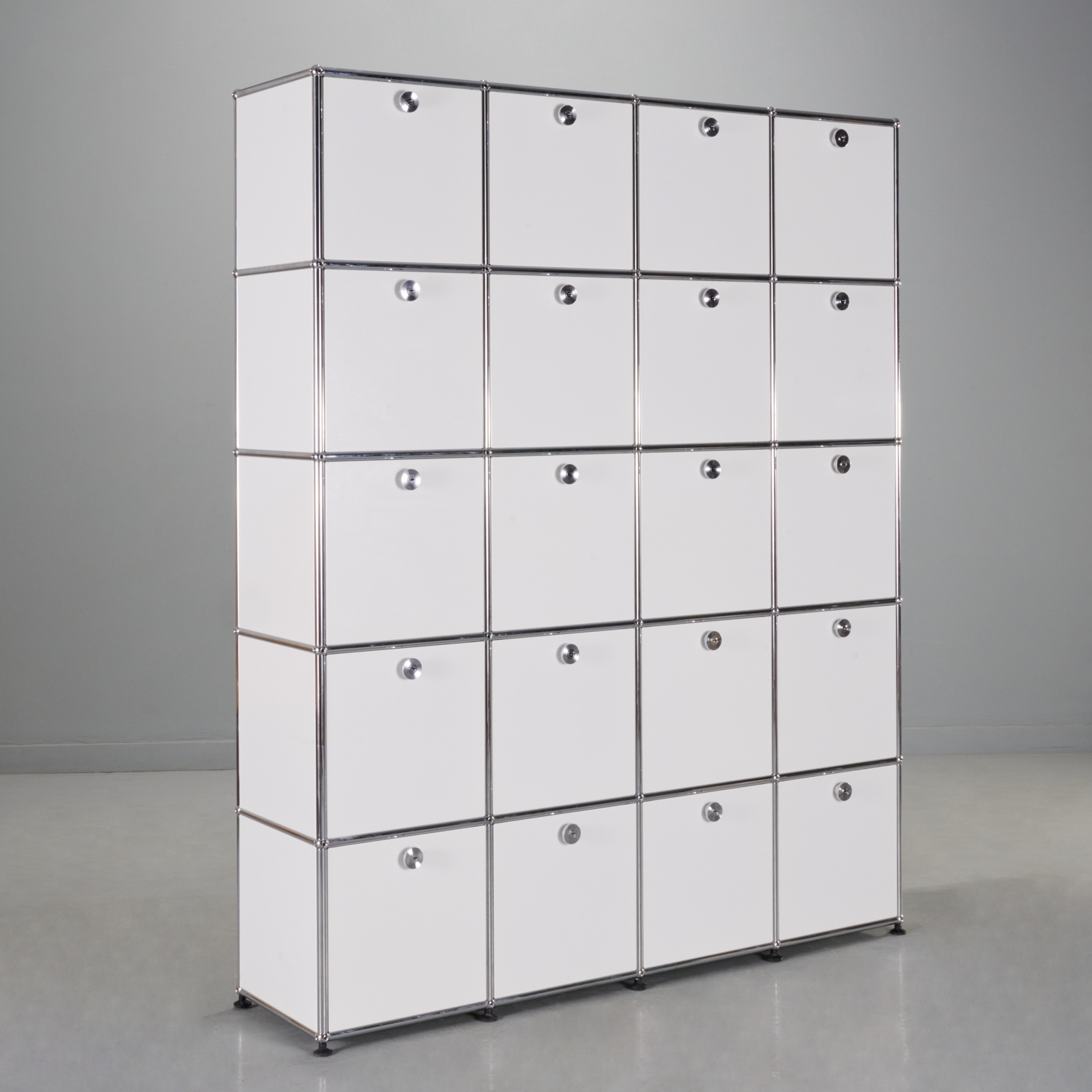 USM-HALLER, 20 DOOR CABINET 20th