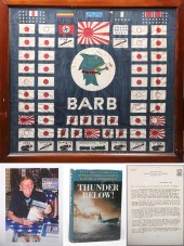 USN USS Barb WWII battle flag