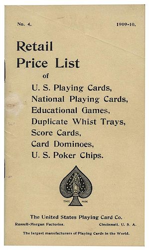 USPC RETAIL PRICE LIST OF U.S.