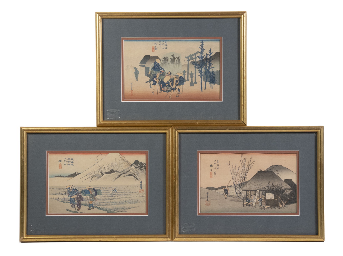 UTAGAWA HIROSHIGE (1797?1858) Three