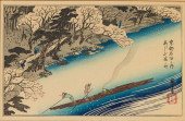 UTAGAWA HIROSHIGE, CHERRY BLOS