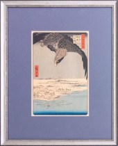 UTAGAWA HIROSHIGE 'EAGLE FLYIN