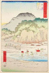 UTAGAWA HIROSHIGE "OKITSU - TO