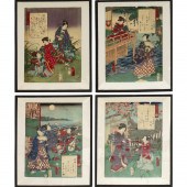 UTAGAWA KUNISADA, (4) WOODBLOC