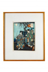 UTAGAWA KUNISADA: GROUP SCENEc