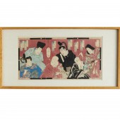 UTAGAWA KUNISADA III, WOODBLOC