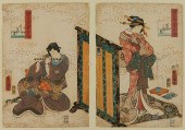 UTAGAWA KUNISADA "RUSTIC GENJI