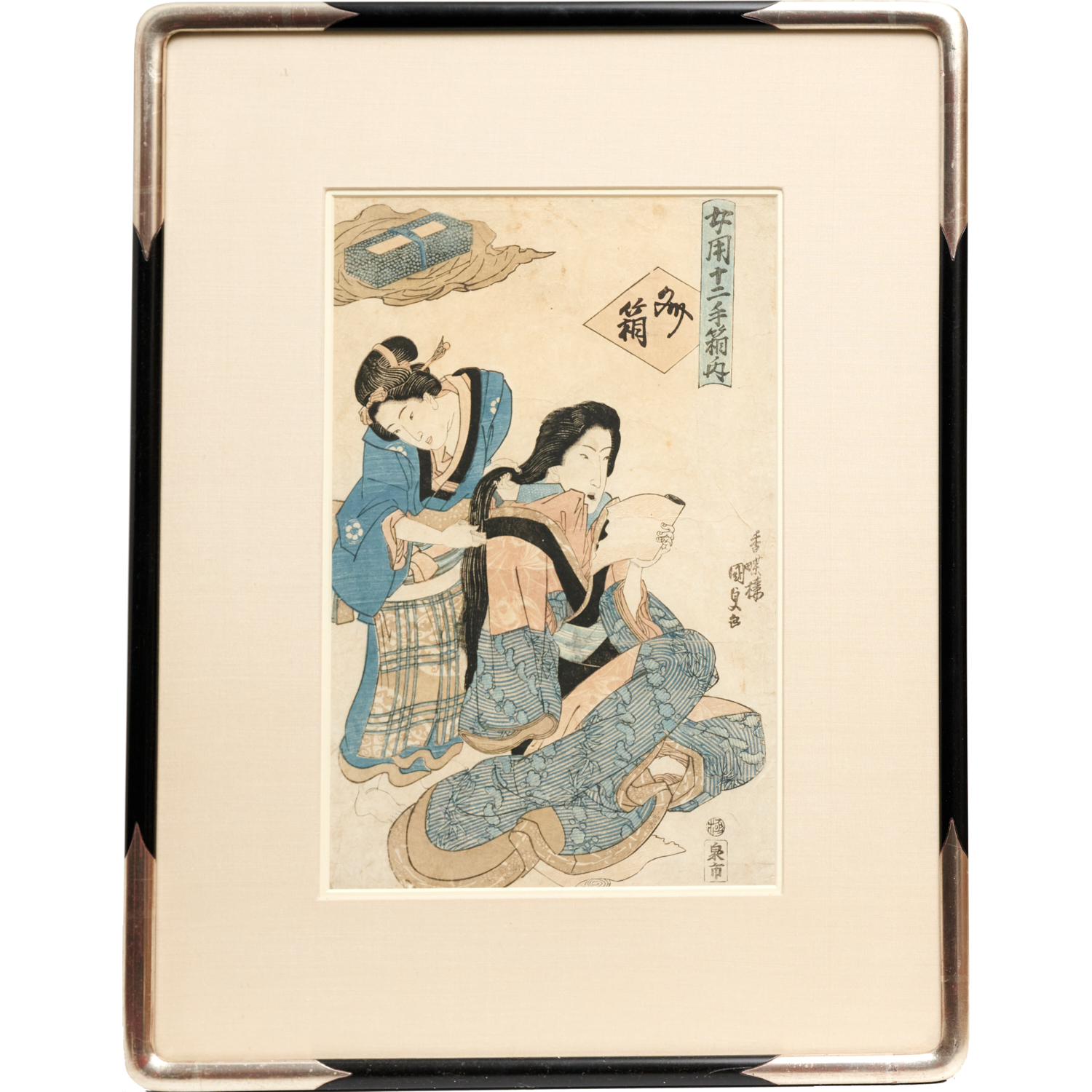 UTAGAWA KUNISADA, WOODBLOCK PRINT