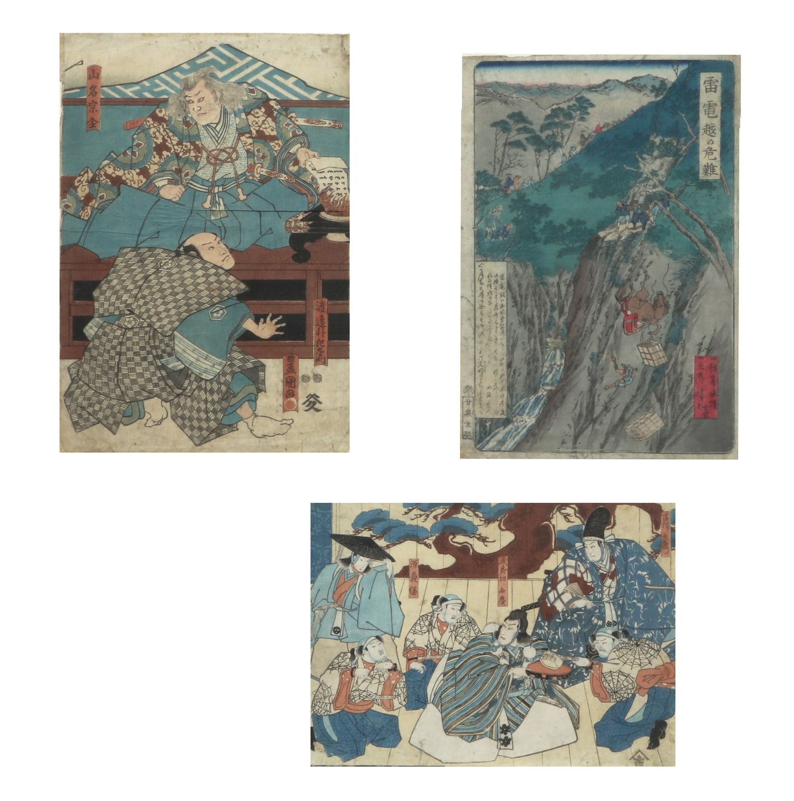 UTAGAWA KUNISADA, WOODBLOCK