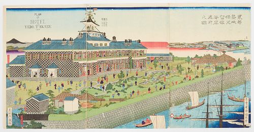 UTAGAWA KUNITERU II "PLAN OF
