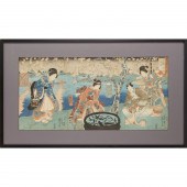 UTAGAWA KUNIYOSHI, TRIPTYCH WO