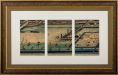 UTAGAWA SADAHIDE TRIPTYCH OF Y