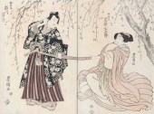 UTAGAWA TOYOKUNI, KABUKI PLAY