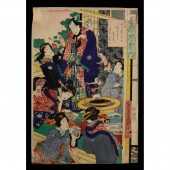 UTAGAWA YOSHIIKU (1833-1904)
E