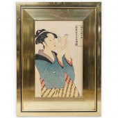 UTAMARO KITAGAWA JAPANESE WOOD