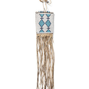 Ute Beaded Hide Bag fourth