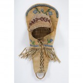 Ute Beaded Hide Doll Cradleboa