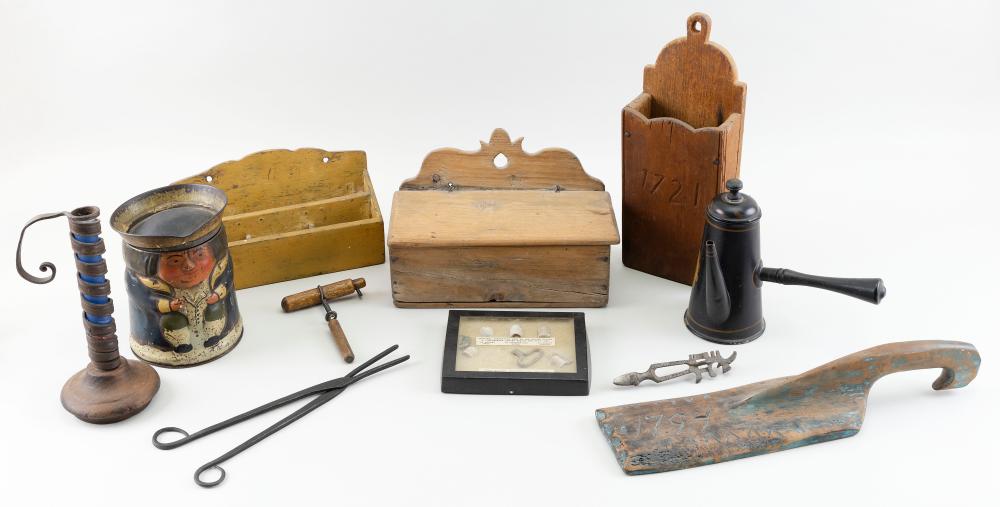 UTILITARIAN ITEMS 19TH/EARLY 20TH