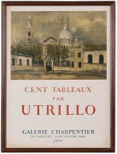 UTRILLO EXHIBITION POSTER, GAL
