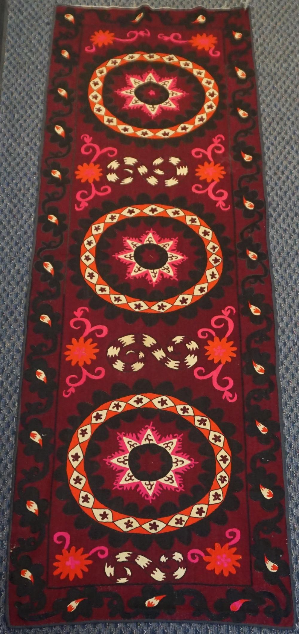 UZBEK EMBROIDERED SILK WALL TABLE