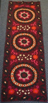 UZBEK EMBROIDERED SILK WALL TA