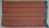 UZBEK GHAJARI KILIM, 7 FT 8 IN