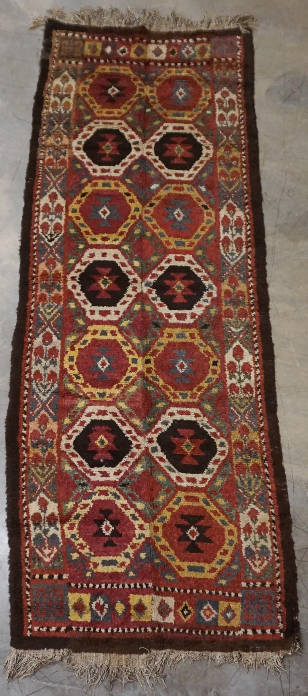 UZBEK JUL-I-KHERS RUG, 11 FT X 3 FT