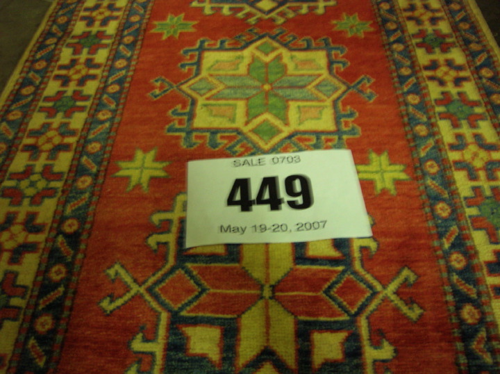 Uzbek Kazak Runner,  2' 8" x 13'.