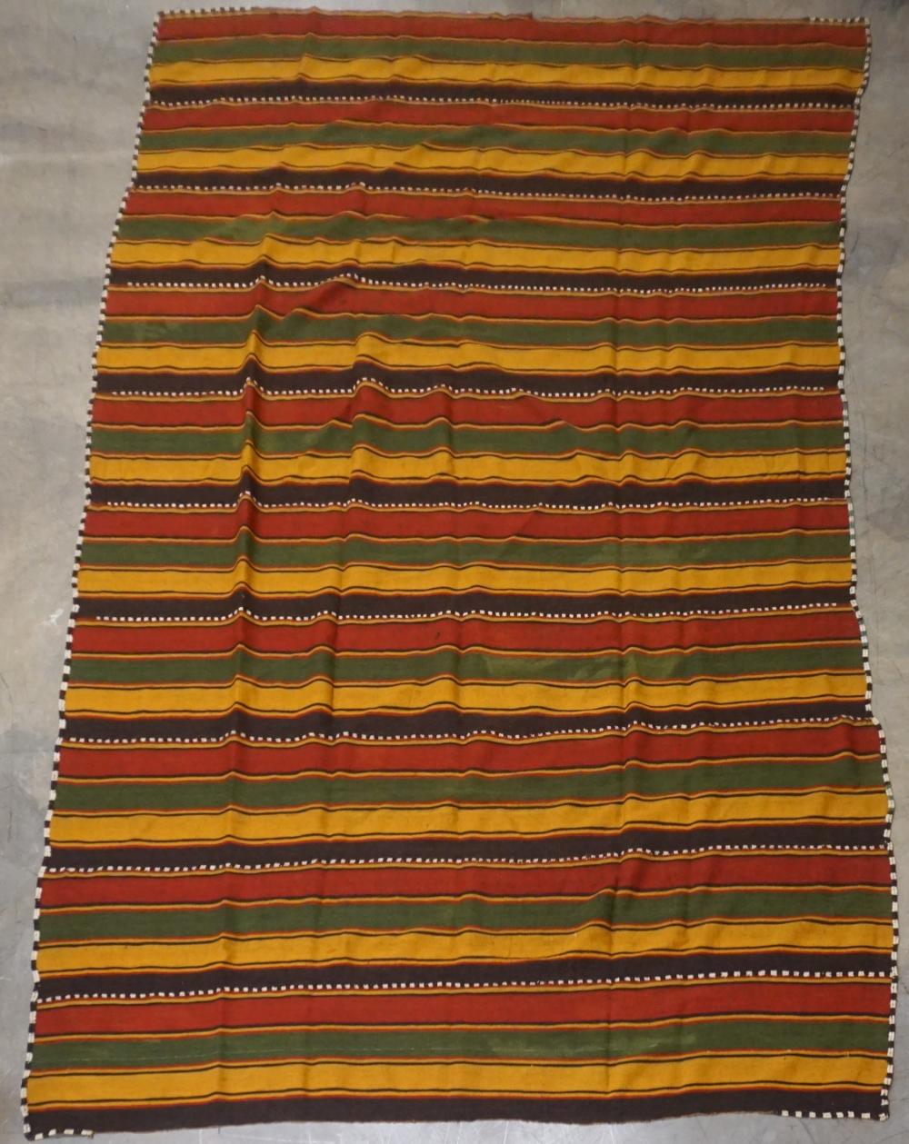 UZBEK STRIPED KILIM RUG, 11 FT 5 IN