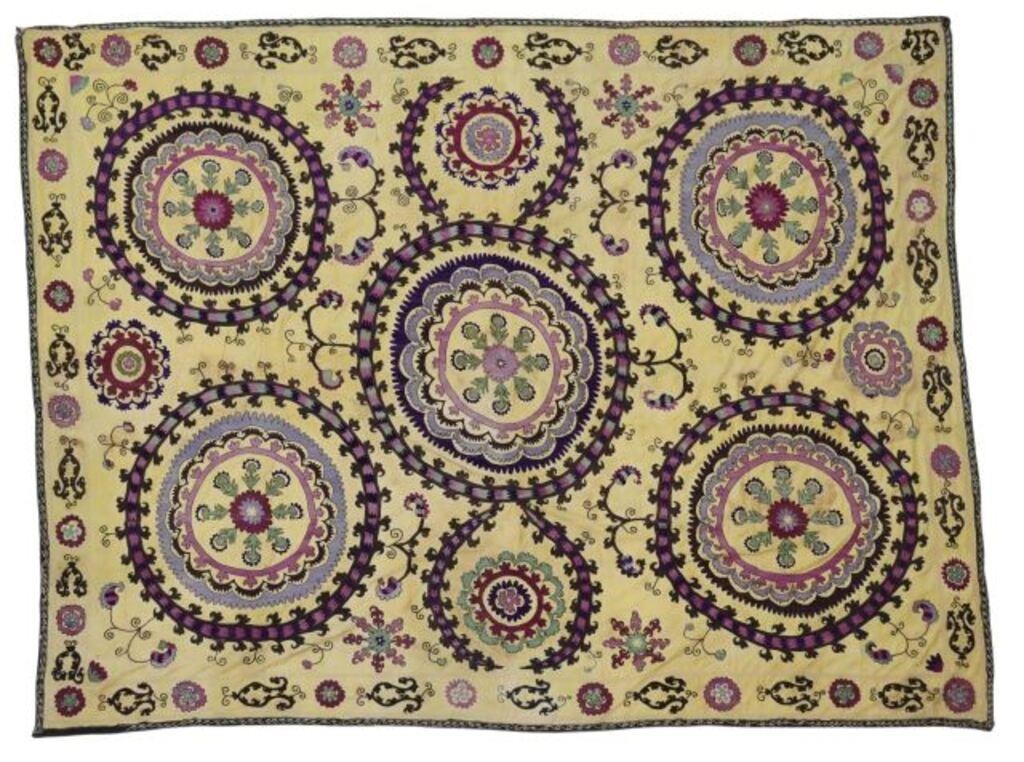 UZBEKISTAN SUZANI EMBROIDERED