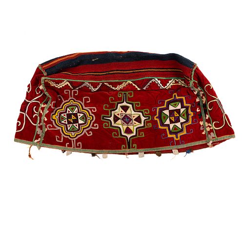 UZBEKISTAN SUZANI FLOOR POUF OR