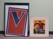 V FOR VICTORY COLOR POSTER AND