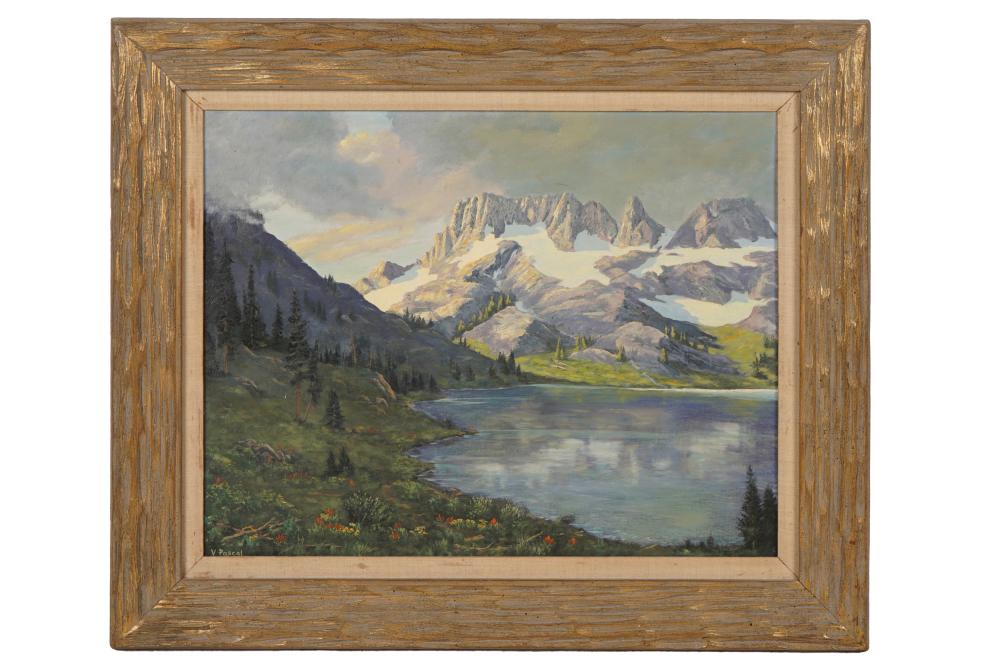 V. PASCAL: "LAKE EDIZA, MINARETS,