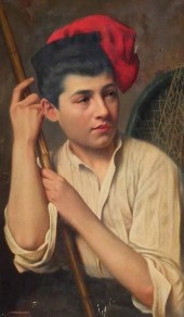 V RIGNANO PAINTING OIL ON CANV
