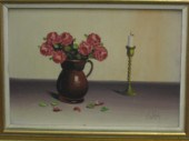 V. Weley Oils trio of Still Li